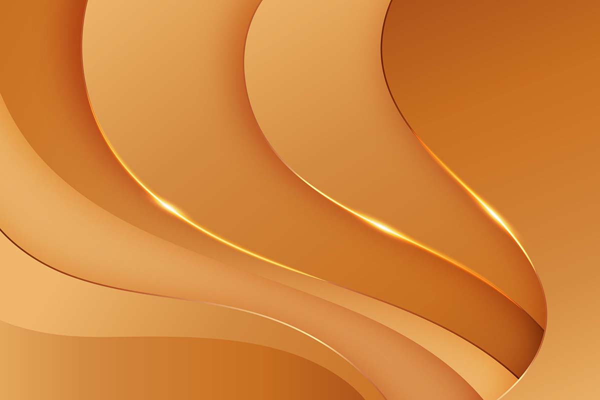 波浪的光滑的金色背景矢量waves-smooth-golden-background