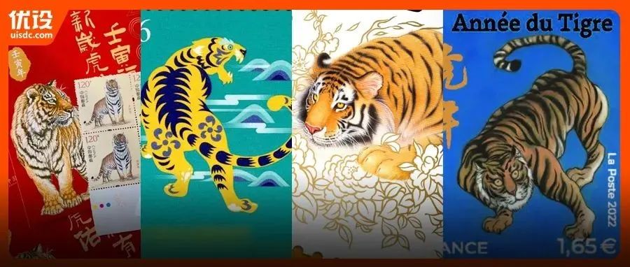 虎年邮票设计大合集，各国生肖邮票哪个“虎”更合你心意？